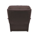 Ver imagem 5 de Poltrona Reclinável Manual Suede Marrom Claro