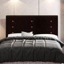 Ver imagem 3 de Cabeceira Cama Box Casal Roma 140cm Corano Marrom
