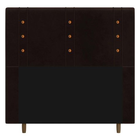 Cabeceira Cama Box Casal Roma 140cm Corano Marrom
