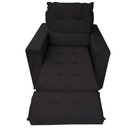 Ver imagem 5 de Poltrona do Papai Retrátil Reclinável Suede Marrom Escuro Conforto - Larbelle