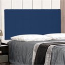 Ver imagem 2 de Cabeceira Painel Solteiro 0,90m Verona Suede - Pallazio - Azul Marinho