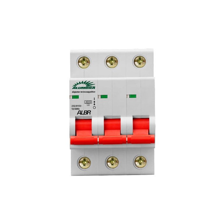 Disjuntor Tripolar 10A curva C 4,5kA (9441) - Kit com 2 Peças