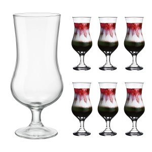 Jogo 6 Taças Cristal Drink Coquetel Bohemia Titanium 450ml