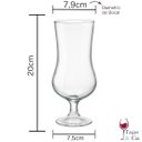 Ver imagem 4 de Jogo 6 Taças Cristal Drink Coquetel Bohemia Titanium 450ml