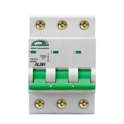 Disjuntor Tripolar 6A curva C 4,5kA (9440) - Kit com 2 Peças