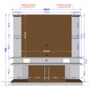 Ver imagem 4 de Home York Com LED para TV até 60&Quot; Cinamomo Com Offwhite Ripado