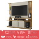 Ver imagem 2 de Home York Com LED para TV até 60&Quot; Cinamomo Com Offwhite Ripado