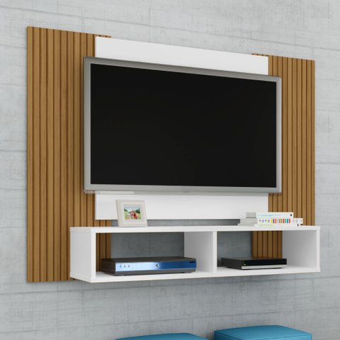 Painel Navi para Tv 42 Polegadas Branco/ripado
