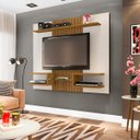 Ver imagem 1 de Painel Atlas para TV até 55 Polegadas Off White com Cinamomo Ripado