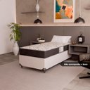 Ver imagem 2 de Colchão Solteiro E-shop Casa D33 One Face - Branco/preto - 17x88x188cm - E-shop Casa