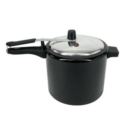 Panela De Pressão 7 Litros Alumínio - Preto - 1