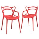 Ver imagem 1 de Kit 2 Cadeiras Polipropileno Allegra