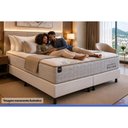 Ver imagem 3 de Cama Box Crc Queen +Colchão Molas Hotel Boutique Ortobom 158