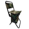 Cadeira Bolsa Portatil 2 em 1 Dobravel Camuflada Pesca Acampamento Fila Camping Piquenique Praia - 10