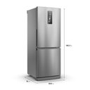 Ver imagem 5 de Geladeira Panasonic Inverse Frost Free Inverter 475l Aço Escovado A+++ Nr-bb64pv2x 220v