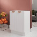 Ver imagem 1 de Balcão 2 Portas 60cm sem Tampo Arizona CabeCasa MadeiraOriginals Branco