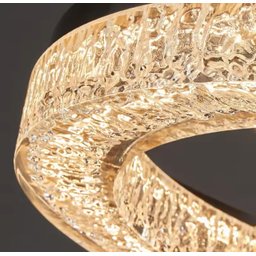 Lustre Pendente Led 58cm Acrílico Craquelado Multicor Bivolt - 7
