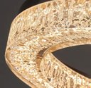 Ver imagem 7 de Lustre Pendente Led 58cm Acrílico Craquelado Multicor Bivolt