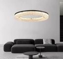 Ver imagem 5 de Lustre Pendente Led 58cm Acrílico Craquelado Multicor Bivolt