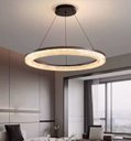 Ver imagem 2 de Lustre Pendente Led 58cm Acrílico Craquelado Multicor Bivolt