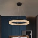 Ver imagem 4 de Lustre Pendente Led 58cm Acrílico Craquelado Multicor Bivolt
