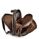 Ver imagem 5 de Mochila Executiva Grande de Couro para Notebook Marrom