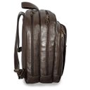 Ver imagem 2 de Mochila Executiva Grande de Couro para Notebook Marrom