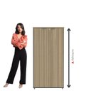 Ver imagem 6 de Armário Alto para Escritório com 2 Portas Pivotantes P25 Preto/Noce Marromle