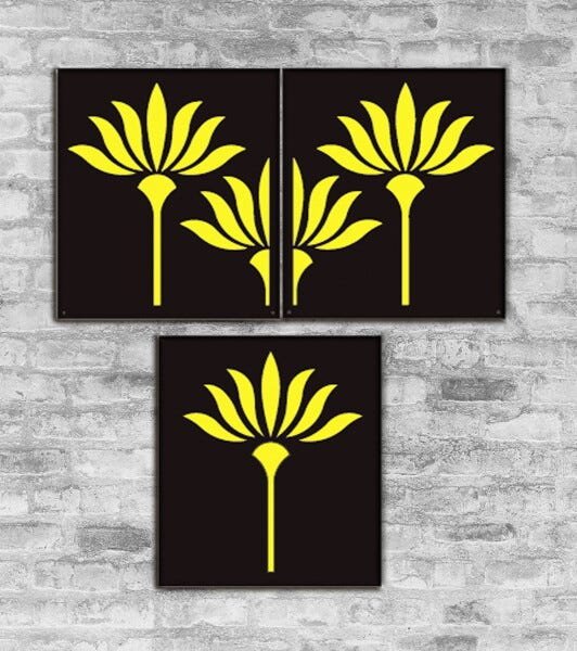 Quadro Decoração Flores - 1