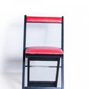 Ver imagem 5 de Mesa Dobrável com 6 Cadeiras Estofadas 120x70 Vermelho