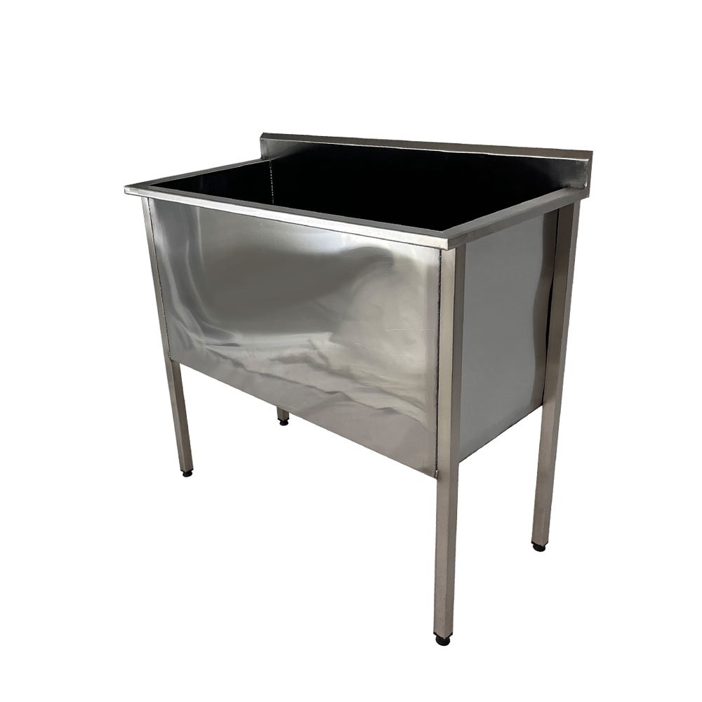 Tanque Industrial Inox 100x50x50 Cm Nortinox