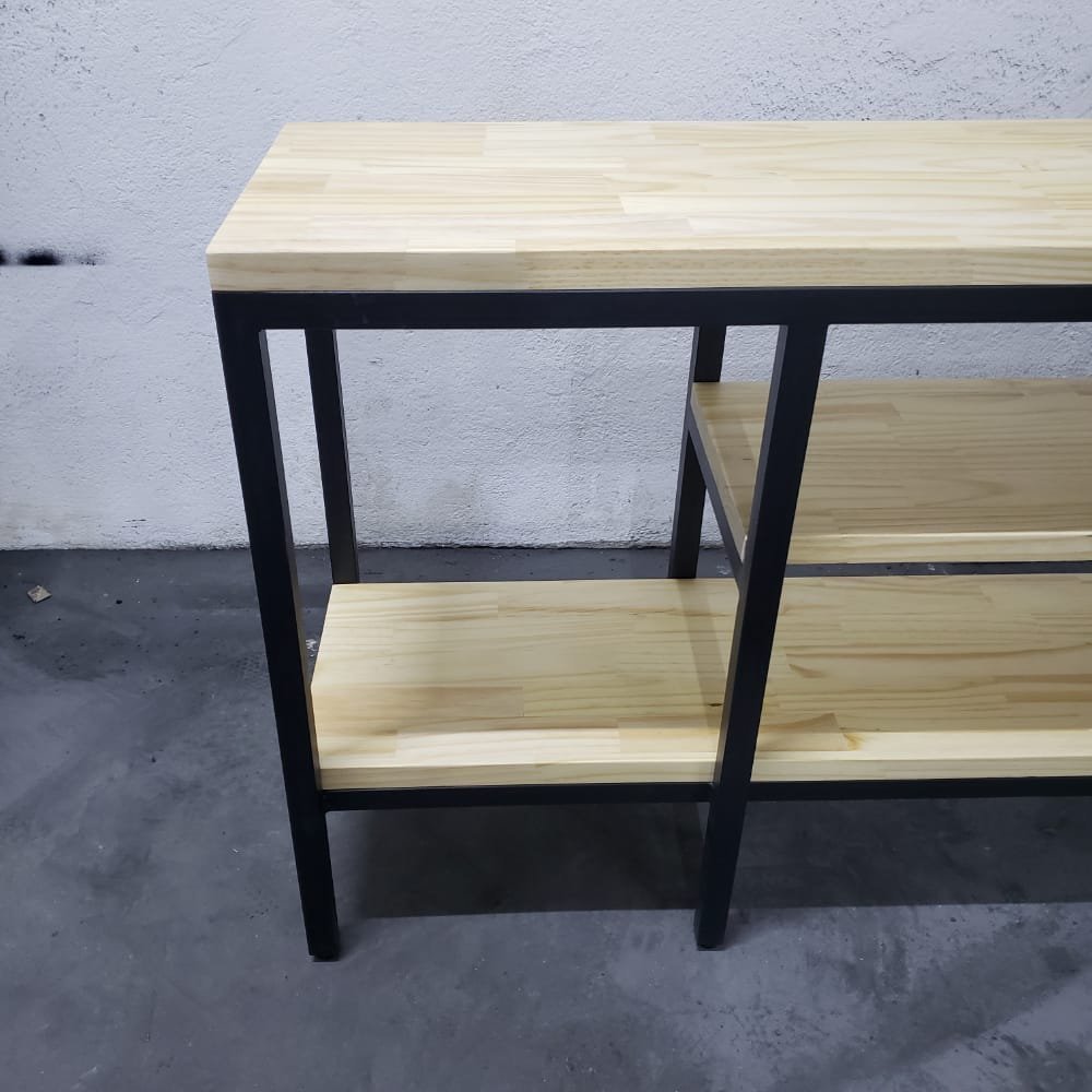 Rack Industrial Com 2 Prateleiras 120x40x80A Com Vão do Lado e Vão de ...