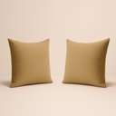 Ver imagem 1 de Kit 2 Almofada 42cm Decorativa Suede Fofinha Sofá e Cadeira Cor:capuccino