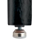 Ver imagem 4 de Kit 7 Pés Niveladores de Cama Box Solteiro ou Casal Extensíveis Preto