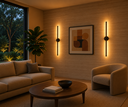 Ver imagem 4 de Arandela de Parede LED 100cm Luz Indireta Preta Moderna My Lamp Store LED: 3000k Branco Quente 220V