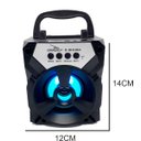 Ver imagem 2 de Caixa Som Preta Bluetooth Portátil SD Rádio FM USB Blutufe