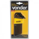 Ver imagem 4 de Jogo de chaves hexalobular T10 a T40 com 7 peças Vonder