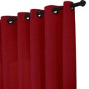 Ver imagem 1 de Cortina para Sala Delicata 3,00 x 2,50 Admirare Cor:Vermelho