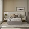 Cabeceira Casal Laranjeiras com Par Frame Queen Off White - Linea - 2
