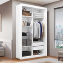 Ver imagem 1 de Closet Solteiro 2 Gavetas Branco Amoudi Móveis