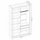 Ver mais imagens de Closet Solteiro 2 Gavetas Branco Amoudi Móveis
