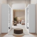 Ver imagem 5 de Closet Solteiro 2 Gavetas Branco Notável Móveis