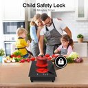 Ver imagem 2 de Vbgk Cooktop Elétrico 3000w, 2 Bocas Embutido e Portátil com Timer (preto)