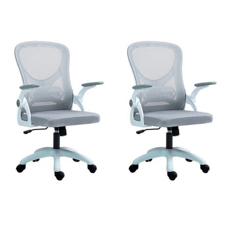 Kit com 2 Cadeira Escritório Diretor Office Columbus com Tela Mesh