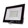Refletor Holofote Led 100W Bivolt Blindado Resistente à água IP65 Cor Preto Luz Branca 6500K - 1