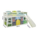 Ver imagem 4 de Cama Infantil com Escorregador e Tenda Castelo Cavaleiro - C