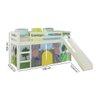 Cama Infantil com Escorregador e Tenda Castelo Cavaleiro - C - 8