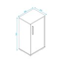 Ver imagem 4 de Armário Multiuso com 1 Porta Brv - Branco