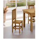 Ver imagem 5 de Kit 4 Cadeiras Madeira Maciça Diamante Cor Nogueira Nemargi