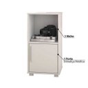 Ver imagem 7 de Balcão para Escritório com 1 Porta e 1 Nicho - Branco